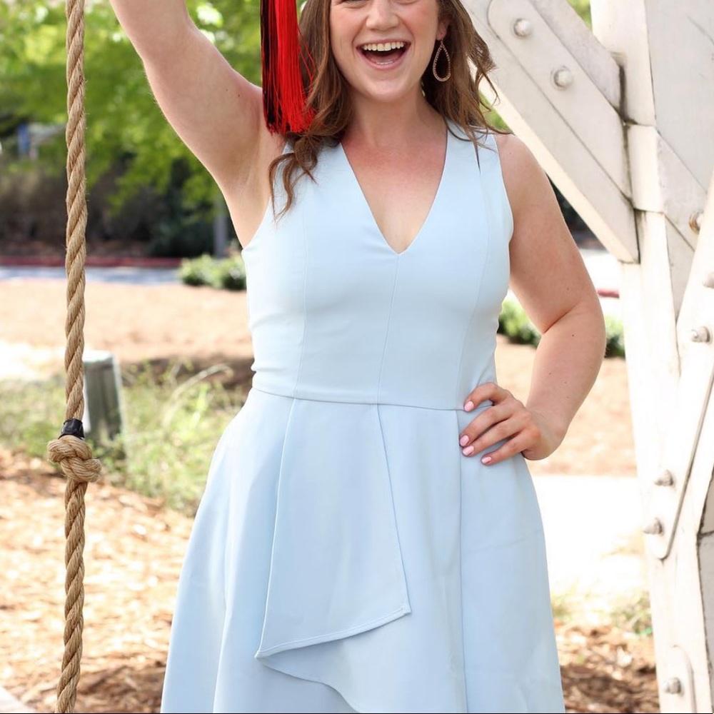 Blue cocktail dress - Picture 5 of 5